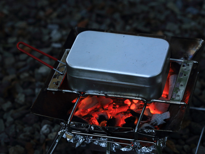 military cooking camp
